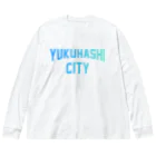 JIMOTOE Wear Local Japanの行橋市 YUKUHASHI CITY Big Long Sleeve T-Shirt