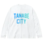 JIMOTO Wear Local Japanの田辺市 TANABE CITY ビッグシルエットロングスリーブTシャツ