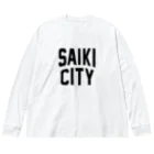 JIMOTO Wear Local Japanの佐伯市 SAIKI CITY ビッグシルエットロングスリーブTシャツ