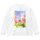 蛍石のI found the breath of spring in the park. Big Long Sleeve T-Shirt