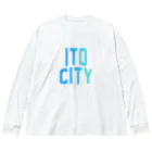 JIMOTOE Wear Local Japanの伊東市 ITO CITY ビッグシルエットロングスリーブTシャツ