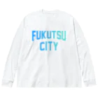 JIMOTOE Wear Local Japanの福津市 FUKUTSU CITY ビッグシルエットロングスリーブTシャツ