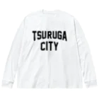 JIMOTOE Wear Local Japanの敦賀市 TSURUGA CITY Big Long Sleeve T-Shirt