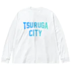 JIMOTOE Wear Local Japanの敦賀市 TSURUGA CITY Big Long Sleeve T-Shirt