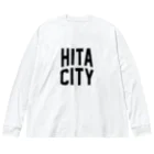 JIMOTOE Wear Local Japanの日田市 HITA CITY Big Long Sleeve T-Shirt