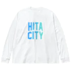 JIMOTOE Wear Local Japanの日田市 HITA CITY Big Long Sleeve T-Shirt