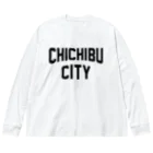 JIMOTOE Wear Local Japanの秩父市 CHICHIBU CITY Big Long Sleeve T-Shirt