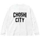 JIMOTO Wear Local Japanの銚子市 CHOSHI CITY ビッグシルエットロングスリーブTシャツ