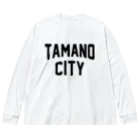 JIMOTOE Wear Local Japanの玉野市 TAMANO CITY Big Long Sleeve T-Shirt