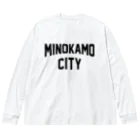 JIMOTOE Wear Local Japanの美濃加茂市 MINOKAMO CITY Big Long Sleeve T-Shirt