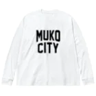 JIMOTOE Wear Local Japanの向日市 MUKO CITY ビッグシルエットロングスリーブTシャツ