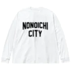 JIMOTOE Wear Local Japanの野々市 NONOICHI CITY Big Long Sleeve T-Shirt