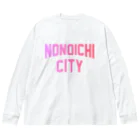 JIMOTOE Wear Local Japanの野々市 NONOICHI CITY Big Long Sleeve T-Shirt