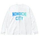 JIMOTOE Wear Local Japanの野々市 NONOICHI CITY Big Long Sleeve T-Shirt