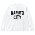 JIMOTOE Wear Local Japanの鳴門市 NARUTO CITY Big Long Sleeve T-Shirt