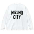 JIMOTOE Wear Local Japanの瑞穂市 MIZUHO CITY Big Long Sleeve T-Shirt