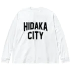 JIMOTOE Wear Local Japanの日高市 HIDAKA CITY Big Long Sleeve T-Shirt
