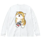 mofusandのごはんちょーだい Big Long Sleeve T-Shirt