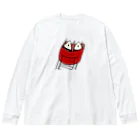 ＋Whimsyの絶叫らっきょう Big Long Sleeve T-Shirt