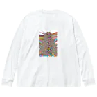 Math_Art（数学アート）のVoronoi-MonaLiza Big Long Sleeve T-Shirt