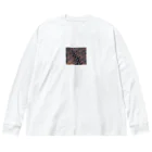 春先の篝火 ビッグシルエットロングスリーブTシャツ