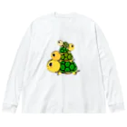 chicodeza by suzuriの亀タワーnew Big Long Sleeve T-Shirt