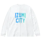 JIMOTOE Wear Local Japanの出水市 FLOOD CITY Big Long Sleeve T-Shirt