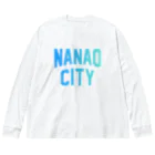 JIMOTO Wear Local Japanの七尾市 NANAO CITY ビッグシルエットロングスリーブTシャツ