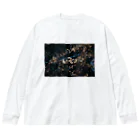 am.の桜と光 Big Long Sleeve T-Shirt