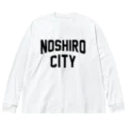 JIMOTOE Wear Local Japanの能代市 NOSHIRO CITY Big Long Sleeve T-Shirt
