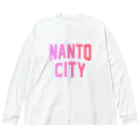 JIMOTOE Wear Local Japanの南砺市 NANTO CITY ビッグシルエットロングスリーブTシャツ