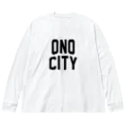 JIMOTOE Wear Local Japanの小野市 ONO CITY Big Long Sleeve T-Shirt