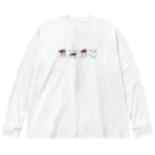 YUKIYAMAの野鳥整列(名前あり) Big Long Sleeve T-Shirt