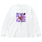 ArtWillのダリア(パープル) Big Long Sleeve T-Shirt