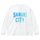 JIMOTOE Wear Local Japanのさぬき市 SANUKI CITY ビッグシルエットロングスリーブTシャツ