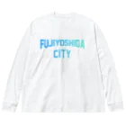 JIMOTOE Wear Local Japanの富士吉田市 FUJI YOSHIDA CITY Big Long Sleeve T-Shirt