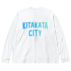 JIMOTOE Wear Local Japanの喜多方市 KITAKATA CITY ビッグシルエットロングスリーブTシャツ