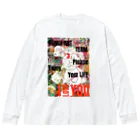 3 The shopのEnjoy Your Life Big Long Sleeve T-Shirt