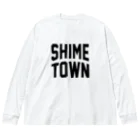 JIMOTOE Wear Local Japanの志免町 SHIME TOWN Big Long Sleeve T-Shirt