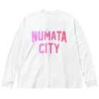 JIMOTOE Wear Local Japanの沼田市 NUMATA CITY Big Long Sleeve T-Shirt