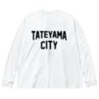 JIMOTOE Wear Local Japanの館山市 TATEYAMA CITY ビッグシルエットロングスリーブTシャツ