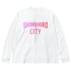 JIMOTOE Wear Local Japanの新城市 SHINSHIRO CITY ビッグシルエットロングスリーブTシャツ