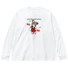 虹色PLUSの可愛いジャックラッセルテリア犬 Big Long Sleeve T-Shirt