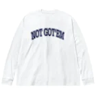 NO SNEAKERS SHOPのCOLLEGE LOGO NOT GOT'EM 루즈핏 롱 슬리브 티셔츠