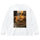 長期高温熟成の焼肉くん Big Long Sleeve T-Shirt