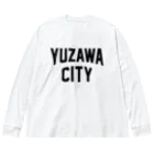 JIMOTOE Wear Local Japanの湯沢市 YUZAWA CITY ビッグシルエットロングスリーブTシャツ