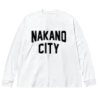 JIMOTO Wear Local Japanの中野市 NAKANO CITY ビッグシルエットロングスリーブTシャツ