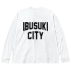 JIMOTOE Wear Local Japanの指宿市 IBUSUKI CITY ビッグシルエットロングスリーブTシャツ