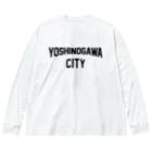 JIMOTOE Wear Local Japanの吉野川市 YOSHINOGAWA CITY Big Long Sleeve T-Shirt