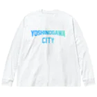 JIMOTOE Wear Local Japanの吉野川市 YOSHINOGAWA CITY Big Long Sleeve T-Shirt